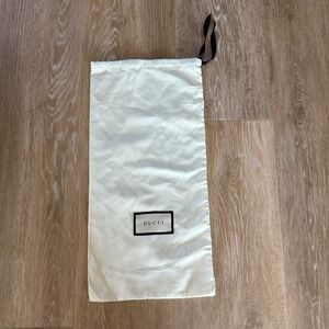 Gucci Dust Bag for Purse Bag Shoes Accessories Tote Reusable Authentic White O/S